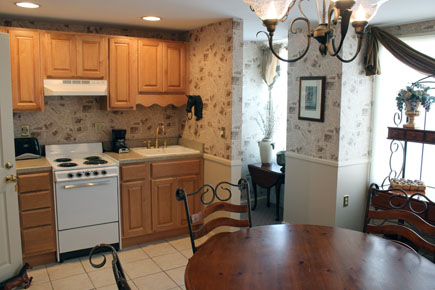 The Graw Suite Kitchen Area